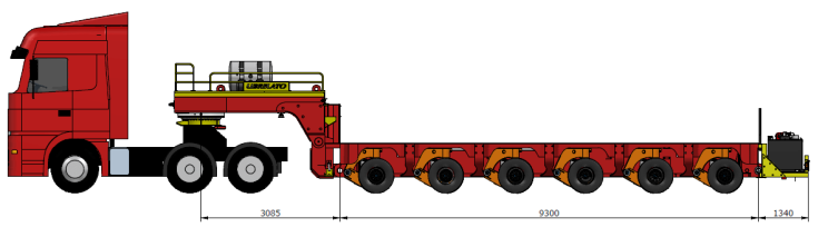 COMBINAÇÕES 1550mm (Peso bruto de 12t por eixo, conforme resolução nº11 do DNIT) COMBINAÇÃO DE 4 EIXOS 1550mm Carga útil legal 45,2t Carga útil técnica 64t COMBINAÇÃO DE 6 EIXOS 1550mm *Carga útil