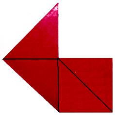 4. Determinação dos tetratans pela justaposição de triângulos retângulos isósceles congruentes. 5.
