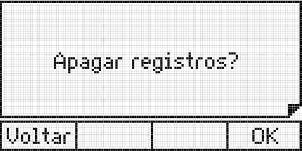 5.6. Consulta dos registros da agenda do terminal Ao pressionar a tecla de seleção, o terminal apresentará o menu da agenda, entrando, automaticamente no modo de consulta.