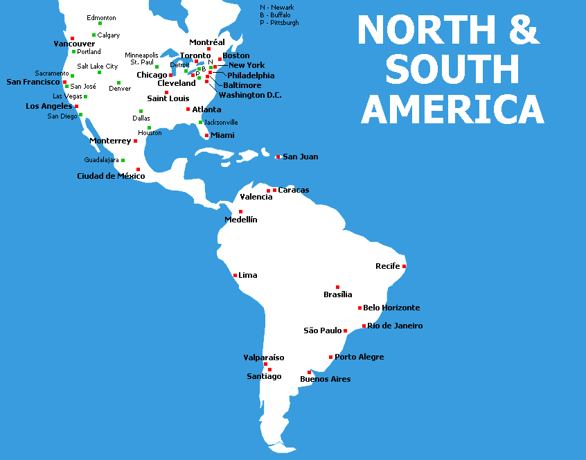 Localização dos Metrôs nas