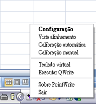 Instalação do controlador concluída O ícone PointWrite será criado no ambiente de trabalho.