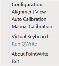 Iniciar a função interactiva Para utilizar o PointWrite, é necessário a definição correcta para a configuração PointWrite.