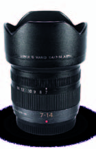 106 107 1 2 3 4 C Canon EF-S 10-22 mm f/3.5-4.5 USM 835 A opção topo de gama da Canon. N Nikon AF-S DX 10-24 mm f/3.5-4.5g 875 Uma ampla gama de zoom. Panasonic Lumix G Vario 7-14 mm f/4 1.