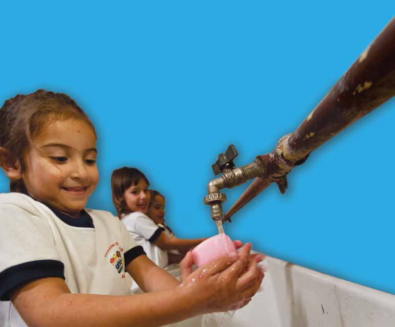Recursos hídricos e saneamento Saneamento,6 bilhões de pessoas não têm acesso a instalações sanitárias adequadas Contribua para a melhoria de instalações sanitárias, fornecendo vasos sanitários e