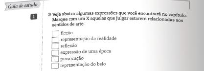 Caderno do Estudante Conexões: Uma atividade inicial trabalha os termos e conceitos fundamentais estudados na unidade.