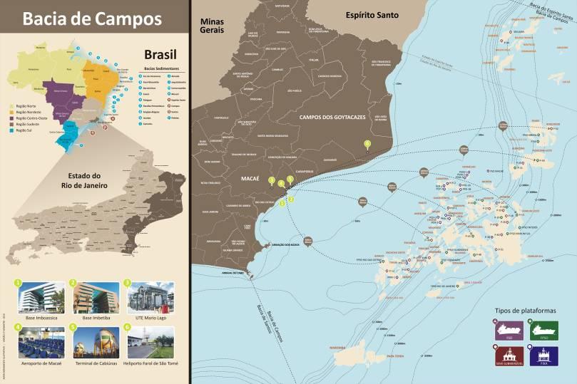 Conheça a Bacia de Campos Bacia de Campos Extensão - Do Estado do Espírito Santo (próximo