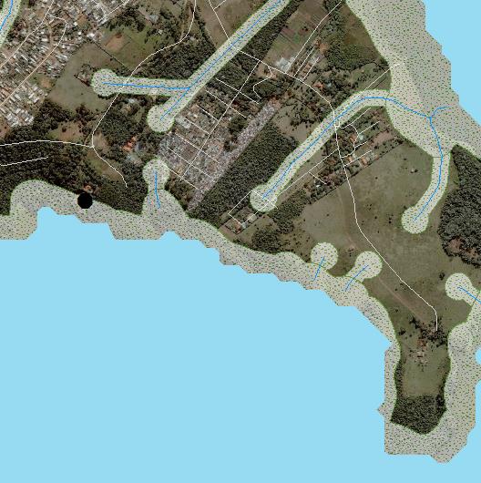 Gestão Ambiental e Territorial para áreas de mananciais Exemplo de dados geográficos para este objetivo: Topografia