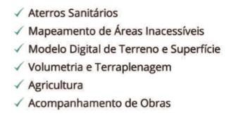 VANTs nas Geotecnologias APLICAÇÕES DE