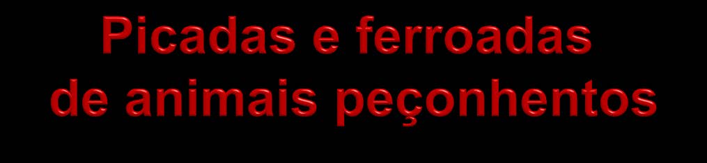 Animais peçonhentos são aqueles