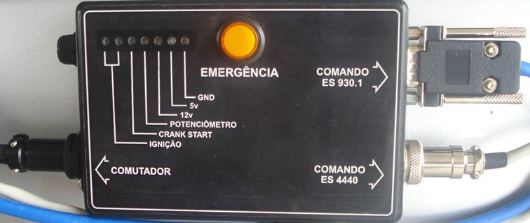 Figura 12 Display Interface de controle elétrico. 4.1.3.