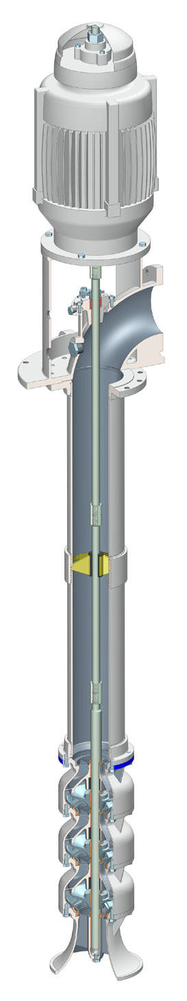 Principais Aplicações A bomba vertical padrão tipo turbina JTS integra nossa tradição de oferecer bombas engenheiradas altamente confiáveis com materiais e configurações padronizadas.