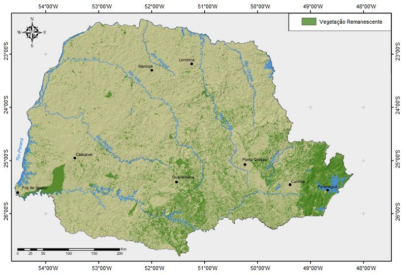 16 5,30% de capoeiras e capoeirões, totalizando 17,21% do território estadual, o que contrasta vivamente com os 83,41% de cobertura original (SONDA e TRAUCZYNSKI, 2010).
