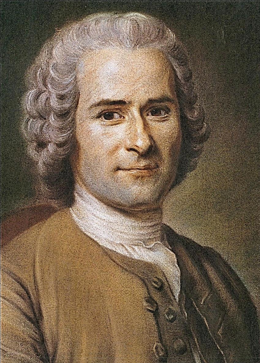 Rousseau: o bom selvagem e o contrato social Jean-Jacques Rosseau (1712-1778) é autor de O contrato social, obra na qual afirma que o soberano deveria conduzir o