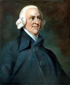 Adam Smith: o liberalismo econômico Segundo Smith, o trabalho era a verdadeira