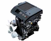 O motor 3.0L 16V turbo diesel D-4D da nova SW4 combina a injeção direta/eletrônica com o sistema common rail, o que pode ser NOVO MOTOR FLEX Motor 3.