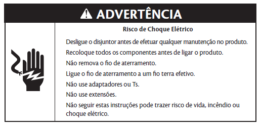 O serviço e peças serão cobrados caso não sejam cobertos pela garantia.