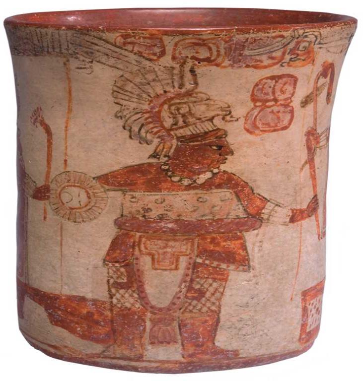 Confederação Asteca Vaso de cerâmica utilizado para servir xocoatl