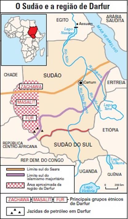 Darfur Darfur é uma província semi-árida, na região oeste do Sudão.