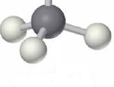 - Na geometria das moléculas sp 3