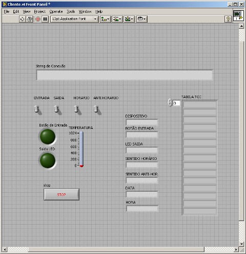 Figura 5: Tela do Cliente. Informações legais Esse estudo de caso (esse "estudo de caso") foi desenvolvido por um cliente da National Instruments ("NI").