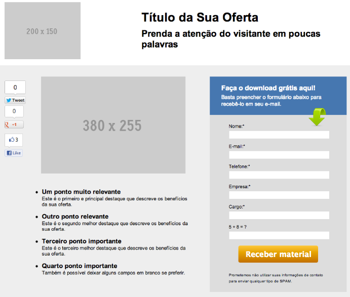 Pass 2: Criar uma página de vendas Depis de definid serviç/prdut, criad text de vendas, é hra de criar uma página de vendas, cm um layut estratégic.