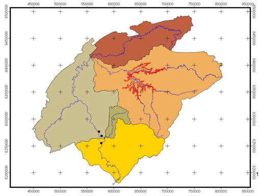ÁREA DE ESTUDO O rio Cuiabá tem recebido especial atenção em virtude de sua importância no contexto regional, pois sua bacia hidrográfica representa o principal polo de ocupação e desenvolvimento do
