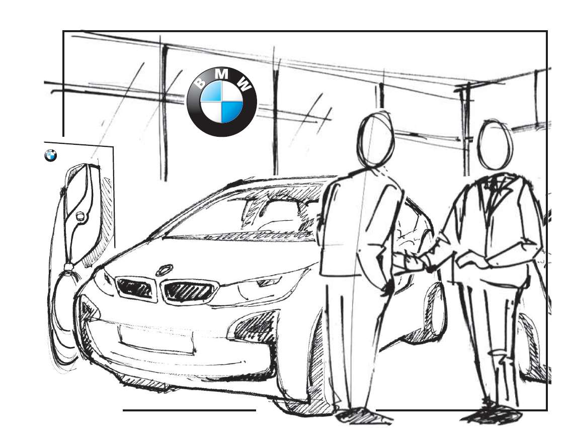 Cliente busca um novo BMW elétrico O cliente quer um