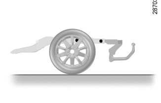 TRANSPORTE DE OBJETOS (2/2) C D Tração, rodas simples C = 1 110 mm. D = 350 a 420 mm (com veículo carregado).
