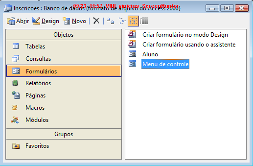 Cartão de Referência Rápida Um formulário para cada função _ Um formulário é um objeto do banco de dados que permite a visualização e