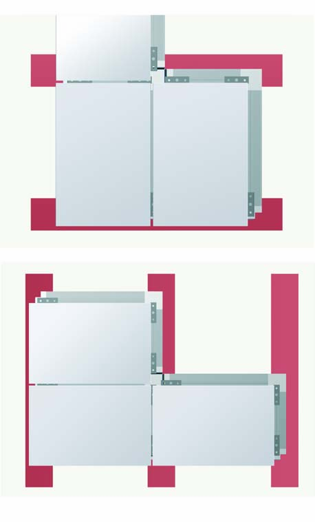 Ficha Técnica Princípio de encaixe Colocação vertical Posicionamento relativamente à estrutura 8 Largura do apoio mínimo 100 mm 20