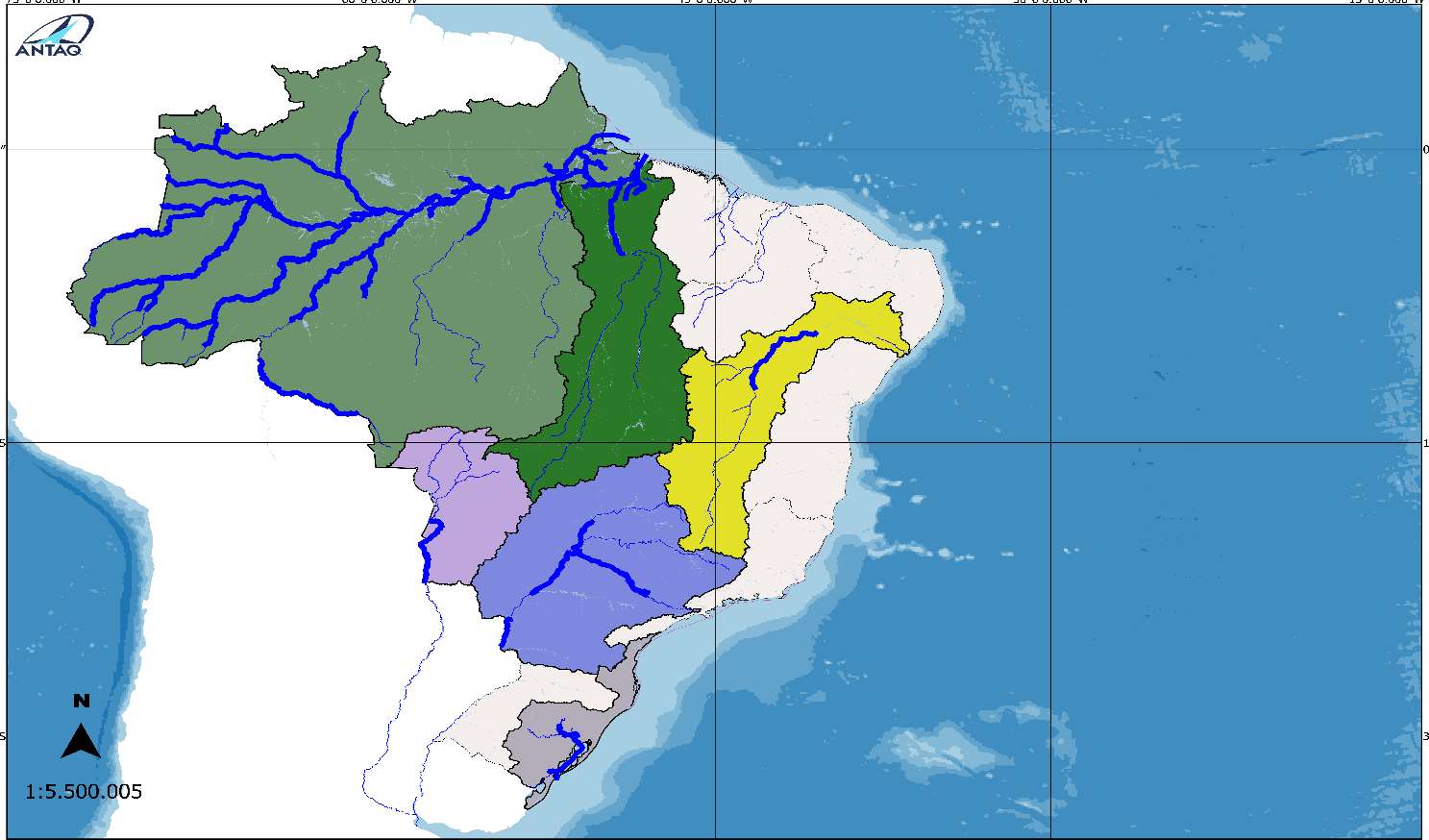Principais Hidrovias Brasileiras COMPLEXO SOLIMÕES-AMAZONAS HIDROVIA TOCANTINS-ARAGUAIA