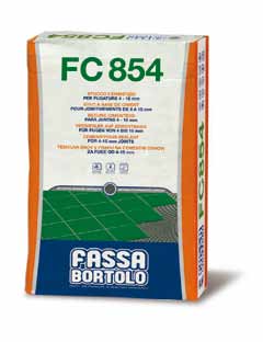 BETUMAÇÃO BETUMAÇÃO FC 854 FC 869 Betumação em pó à base de cimento, para juntas de 4-15 mm para interior e exterior, branco ou colorido.