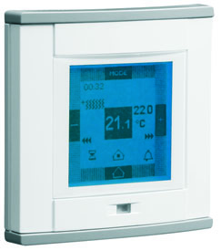 Controlador de ambiente e regulador de temperatura com display O controlador de ambiente TX 60A/B reúne funções de vários equipamentos num só: a par da sua função como regulador de temperatura, o
