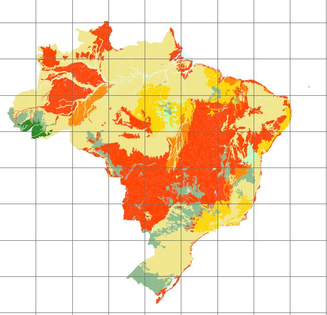 de fertilidade dos solos do Brasil Área cultivada grãos 52 milhões ha Sistema Plantio Direto 32 milhões