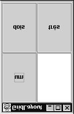 FlowLayout Os components são distribuídos da esquerda para a direita e de cima para baixo Panel c =new Panel( ); c.add(new Button("1")); c.add(new TextField(9)); c.add(new Button("dois")); c.