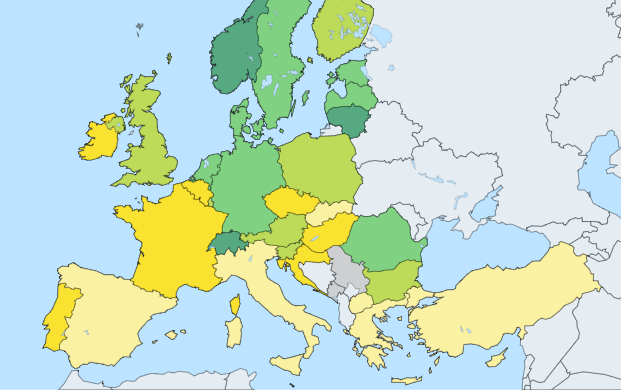Taxa de empregabilidade por nível de edução UE-28 Trabalhadores com mais qualificações têm