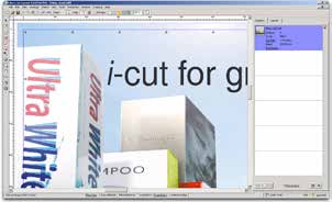 O i-cut Suite otimiza a produção de grande formato Elimine erros, economize tempo e reduza o desperdício com a adoção do i-cut Suite, o fluxo de trabalho design- -impressão-corte padrão do setor.