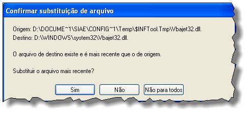 Aguarde o processo de copia e execução do scripts de instalação do SIAE.