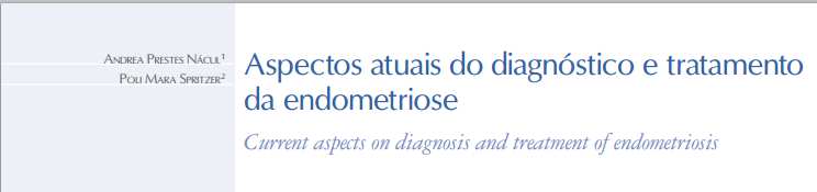 ENDOMETRIOMA OVARIANO Melhores resultados em