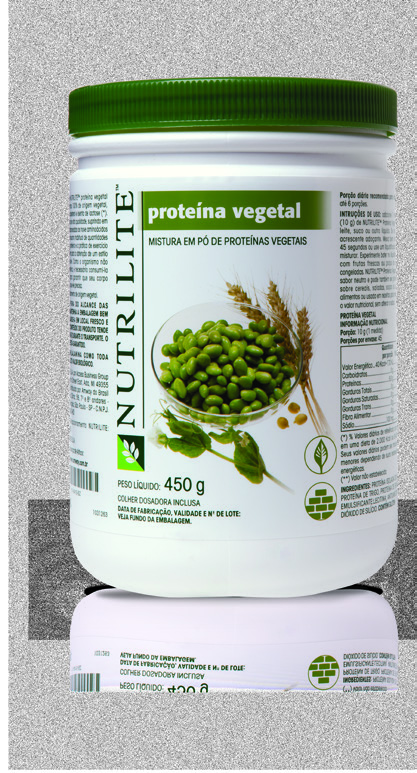 Força para seu corpo Cada porção de 10 g fornece 8 g de proteínas Proteína Vegetal em Pó Fórmula exclusiva com proteína de origem 100% vegetal que combina as propriedades da soja, ervilha e trigo.