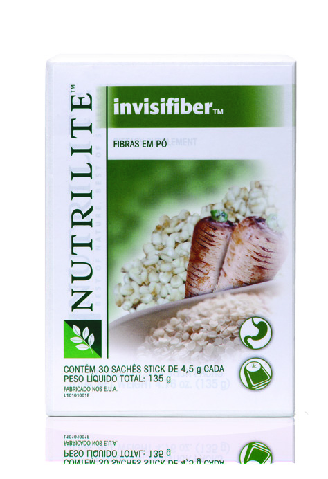 As fibras alimentares auxiliam no funcionamento do intestino ALIMENTAÇÃO BALANCEADA Invisifiber Cada sachê de Invisifiber oferece três fontes de fibras solúveis (inulina, goma guar e maltodextrina