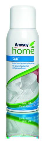 A - SA8 Pré-Lavagem Tira-Manchas em Spray Spray eficiente que contém uma poderosa combinação de ingredientes para remover a sujeira sem precisar esfregar nem deixar de molho.