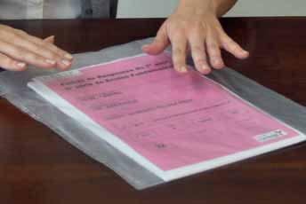 Lacre do pacote para devolução das Folhas de Respostas f) Colocar os Cadernos de Prova em Braille ou ampliados no pacote específico, se