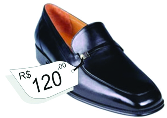 Seção 1 Porcentagem no dia a dia Observe o seguinte anúncio: Figura 2: Oferta de calçados masculinos. Qual será o preço de cada sapato, com 20% de desconto? por Paulo.