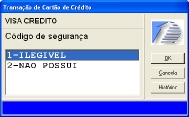 3. Realizando Vendas Quando esta tela solicitar a leitura do cartão (tarja azul na parte inferior da janela), este deve ser passado ou inserido (cartão com chip) no PIN Pad.