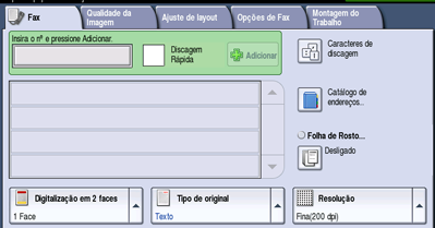 Envio de Fax Envio de Fax 1. Coloque os documentos com a face para cima na bandeja de entrada do alimentador de originais. Ajuste a guia para tocar nos documentos. Ou.