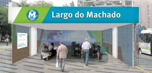 Projeto Nova Estação Fachada Largo do