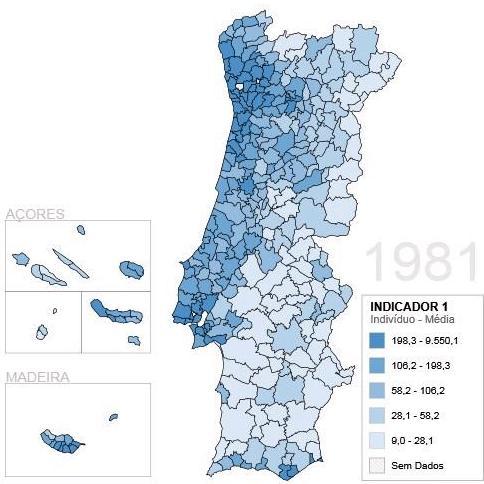 A População Portuguesa: Distribuição geográfica