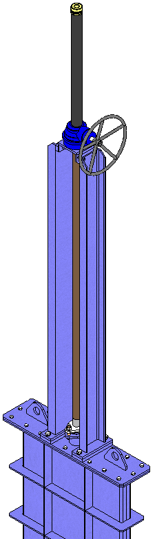 2 Extensão:tubo (fig. 15) Consiste em levantar o accionamento. O tubo girará solidariamente com o volante ou chave quando o amortecedor for accionado, embora este permaneça sempre à mesma altura.