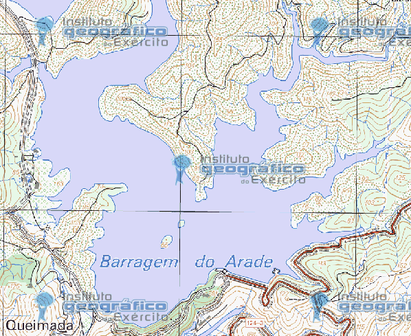 A barragem do Arade apresenta também 2 candidatas a ilhas